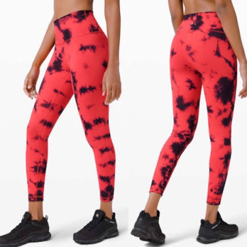 Lululemon Wunder Under High-Rise Tie Dye Legging